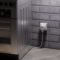 Комплект: розетка с вилкой для электроплиты 32А 250В, коробка в стену (белый) / W1189201