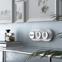 Розетка с заземлением Vintage (белый матовый/хром) / W5871050