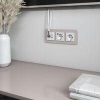 Розетка ТВ+Ethernet RJ-45 6 cat.(белый) / W1181301