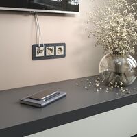 Розетка ТВ+Ethernet RJ-45 6 cat.(слоновая кость) / W1181303