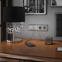 Розетка USB тип A+C (серебряный) / W1171806