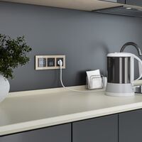 Сенсорный терморегулятор для теплого пола Wi-Fi (черный) / W1151208