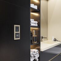 Сенсорный терморегулятор для теплого пола Wi-Fi (черный) / W1151208