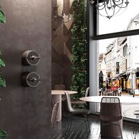 Выключатель на 4 положения двухклавишный Vintage (мокко матовый/хром) / W5822052