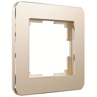 Рамка на 1 пост (шампань, Platinum) / W0012611