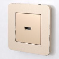 Рамка на 1 пост (шампань, Platinum) / W0012611