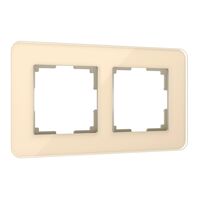 Рамка на 2 поста (айвори, Elite) / W0022443