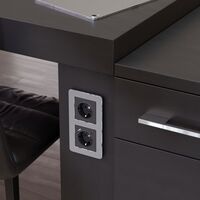 Рамка на 2 поста (алюминий, Platinum) / W0022606