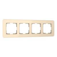 Рамка на 4 поста (айвори, Elite) / W0042443