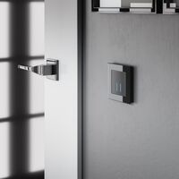 Сенсорный выключатель двухклавишный с функцией Wi-Fi (черный) / W4520608