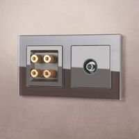 Рамка на 2 поста (мокко, Favorit) / W0021118