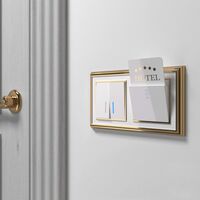 Рамка на 2 поста (золото/белый, Palacio) / W0021329