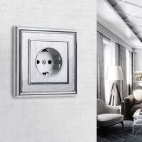 Рамка на 1 пост (хром/белый, Palacio Gracia) / W0011431