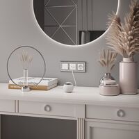 Рамка на 3 поста (хром/белый, Palacio Gracia) / W0031431