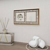 Рамка на 2 поста (золото/белый, Palacio Gracia) / W0021429