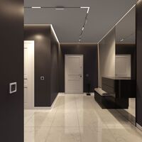 Перекрестный переключатель двухклавишный (чёрный матовый) / W1123006