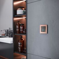 Рамка на 1 пост (бронза, Aluminium) / W0011712