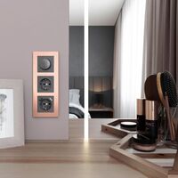 Рамка на 3 поста (бронза, Aluminium) / W0031712