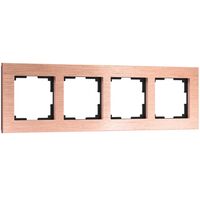Рамка на 4 поста (бронза, Aluminium) / W0041712