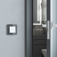 Перекрестный выключатель одноклавишный (белый матовый) / W1113061