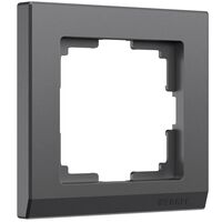 Рамка на 1 пост (графит матовый, Stark) / W0011864