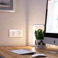 Рамка на 2 поста (айвори, Acrylic) / W0022743