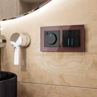 Рамка на 2 поста (мокко, Favorit) / W0021118