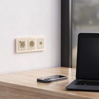 Рамка на 3 поста (айвори, Acrylic) / W0032743