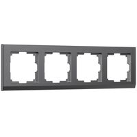 Рамка на 4 поста (графит матовый, Stark) / W0041864