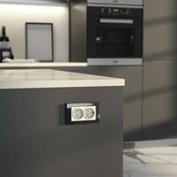 Розетка двойная с заземлением (айвори матовый) / W1172062