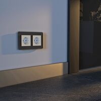 Розетка с подсветкой (айвори матовый) / W1171462