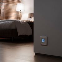 Розетка с подсветкой (айвори матовый) / W1171462