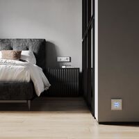 Розетка с подсветкой (белый матовый) / W1171461