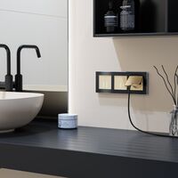 Сенсорный выключатель одноклавишный с подсветкой (шампань) / W4510111