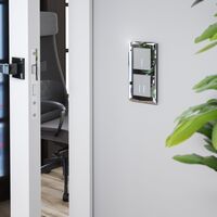 Сенсорный выключатель одноклавишный с функцией Wi-Fi (серебряный) / W4510606