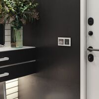 Сенсорный выключатель одноклавишный с функцией Wi-Fi (черный) / W4510608