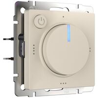 Терморегулятор электромеханический для теплого пола (айвори матовый) / W1151162