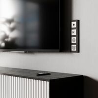 ТВ-розетка оконечная (белый матовый) / W1183061