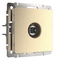 ТВ-розетка оконечная (шампань рифленый) / W1183010