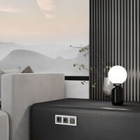 Накладка для розетки USB (графит акрил) / W1179544