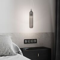 Накладка для розетки USB (графит акрил) / W1179544