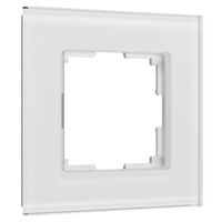 Рамка на 1 пост (белый soft-touch, Senso) / W0013101