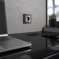 Рамка на 1 пост (бронза матовый, Slab) / W0012963