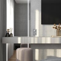 Рамка на 2 поста (серебряный soft-touch, Senso) / W0023106