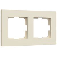 Рамка на 2 поста (айвори матовый, Slab) / W0022962
