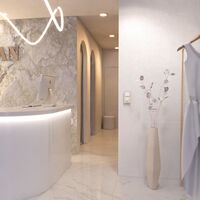 Рамка на 2 поста (айвори матовый, Slab) / W0022962