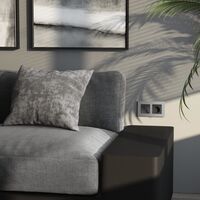 Рамка на 2 поста (серебро матовый, Slab) / W0022965