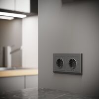 Рамка на 2 поста (графит матовый, Stark) / W0021864