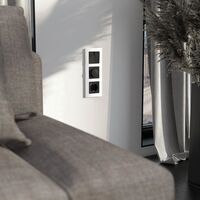 Рамка на 3 поста (белый soft-touch, Senso) / W0033101