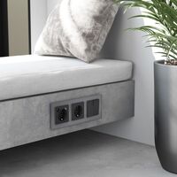 Рамка на 3 поста (серебряный soft-touch, Senso) / W0033106